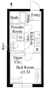 ルーム馬込 002 間取り図
