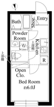 ルーム馬込 102 間取り図