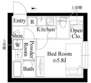 ルーム馬込 003 間取り図