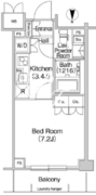 コンフォリア駒場 118 間取り図