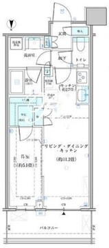 パークタワー勝どき S-1005 間取り図