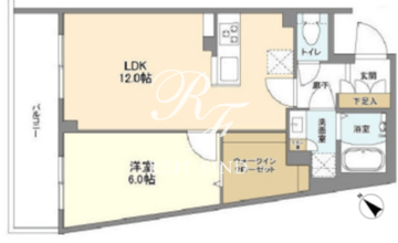 ウェルスクエア中目黒2 305 間取り図