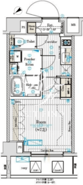 ブライズフォルム墨田 408 間取り図