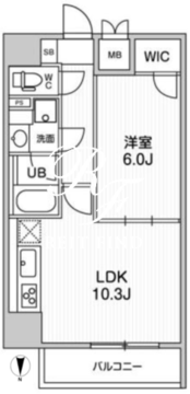 レオーネ南千住2 1005 間取り図