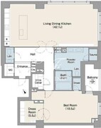 プレステージレジデンス白金台 102 間取り図 ?>