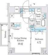 プライムブリス板橋本町 902 間取り図 ?>