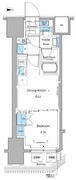 ルフォンプログレ田原町 602 間取り図