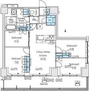 ロイヤルパークス赤羽ノース 933 間取り図