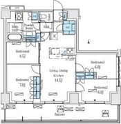 ロイヤルパークス赤羽ノース 351 間取り図
