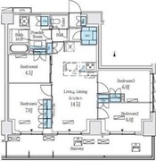 ロイヤルパークス赤羽ノース 551 間取り図
