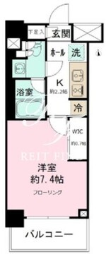 JP noie 亀戸 411 間取り図