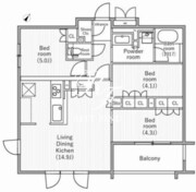 nido桜丘 212 間取り図