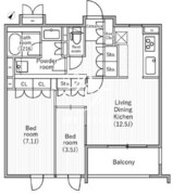 nido桜丘 210 間取り図