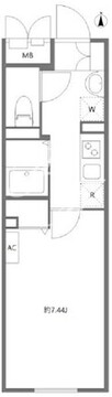 エルファーロ三軒茶屋2 202 間取り図