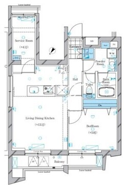 ガリシア文京本駒込 801 間取り図