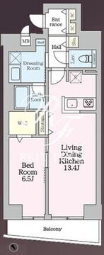 ラグゼナ平井サウス 504 間取り図