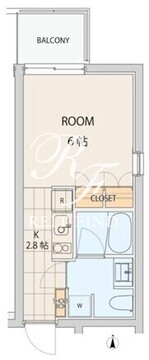 エスセナーリオ市谷薬王寺 302 間取り図