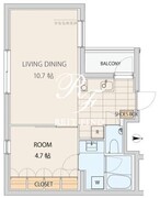 エスセナーリオ市谷薬王寺 303 間取り図 ?>