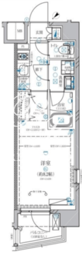 ディアレイシャス赤羽 701 間取り図
