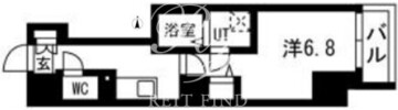 トラディス秋葉原 702 間取り図
