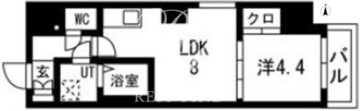 トラディス秋葉原 301 間取り図