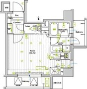 シーネクス品川荏原 402 間取り図 ?>