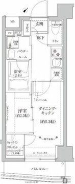 リルシア北赤羽 101 間取り図