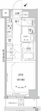 リルシア北赤羽 504 間取り図