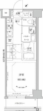 リルシア北赤羽 105 間取り図