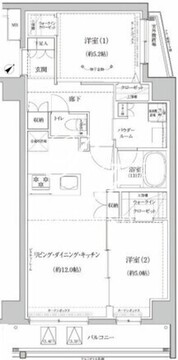 リルシア北赤羽 207 間取り図