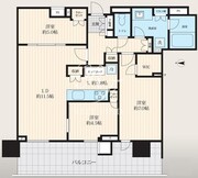 晴海フラッグ PARK-T-2603 間取り図