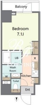 アリビス東京尾久 803 間取り図