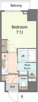 アリビス東京尾久 205 間取り図