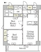 オルサス志村坂上 501 間取り図