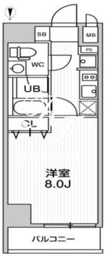 レオーネ南千住2 503 間取り図