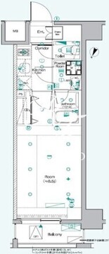 シーフォルム南池袋 308 間取り図