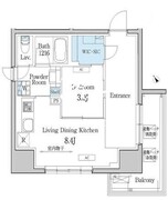 デュオフラッツ池尻大橋 1101 間取り図 ?>