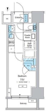 プレディアコート錦糸町スカイビュー 603 間取り図