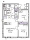 アトリオフラッツ日暮里 501 間取り図
