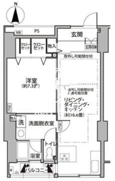 東雲キャナルコートCODAN 11-1008 間取り図