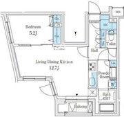 ソラシアレジデンス亀戸 504 間取り図
