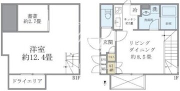 アレーロ新中野2 103 間取り図