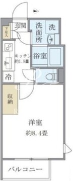 アレーロ新中野2 201 間取り図