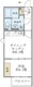 アレーロ新中野2 202 間取り図