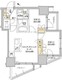 グレーシアフィット三軒茶屋 1103 間取り図
