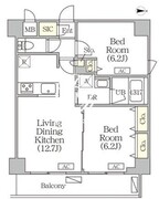 オルサス志村坂上 510 間取り図