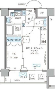 パークアクシス文京本郷 421 間取り図