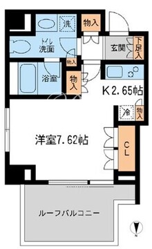 レジデンス白金コローレ 301 間取り図