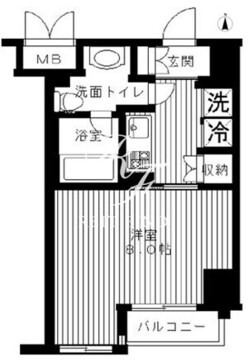 セリーズ門前仲町 504 間取り図