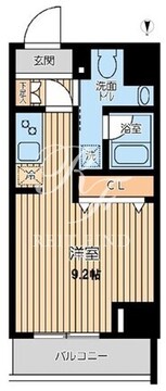 オーキッドレジデンス大島 701 間取り図